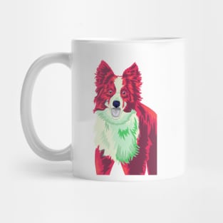 A splash of colour- Border Collie edition Mug